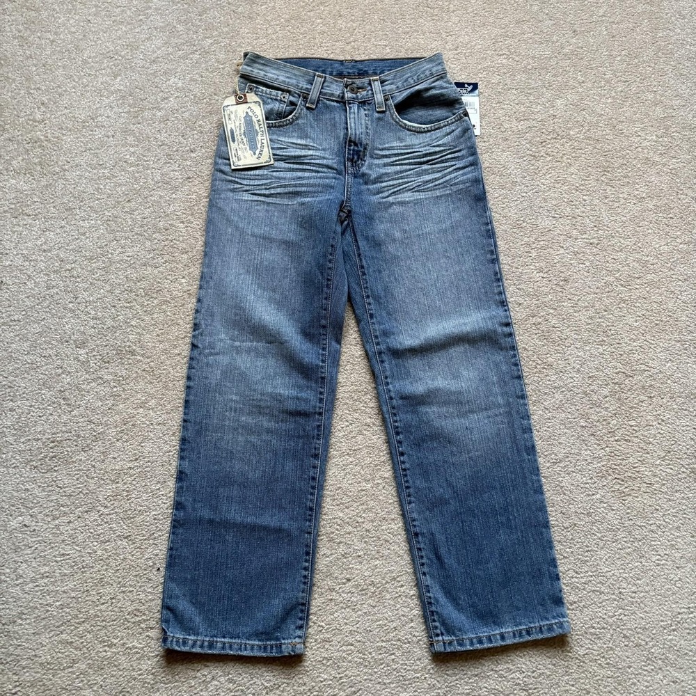 Polo Ralph Lauren Jeans Womens 10 Blue Mercer Straight Leg Denim Mid Rise Casual